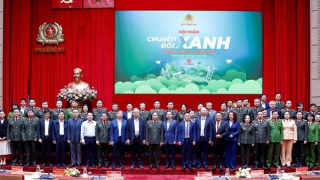 Lực lượng CAND tiên phong trong chuyển đổi xanh, đóng góp vào sự phát triển của đất nước