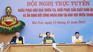 Thủ tướng chủ trì hội nghị khắc phục hậu quả thiên tai khu vực miền Trung