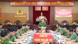 Thứ trưởng Nguyễn Văn Long làm việc tại Công an TP Cần Thơ