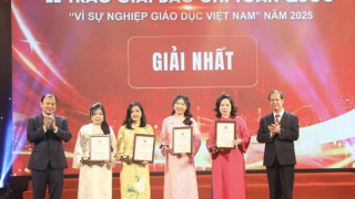 Trao Giải báo chí toàn quốc "Vì sự nghiệp Giáo dục Việt Nam" năm 2025