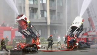 Gần 3.200 người tham gia diễn tập PCCC và CNCH tại tòa nhà cao tầng