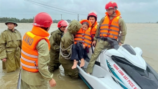 Công an các đơn vị, địa phương chủ động ứng phó với mưa lũ khu vực miền Trung