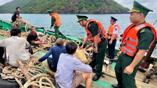 Chìm tàu cá, 5 ngư dân bị nạn trên biển Đặc khu Côn Đảo