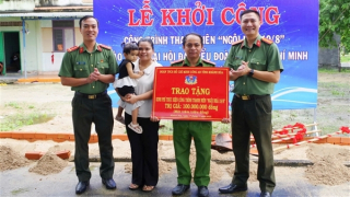 Xây dựng “Ngôi nhà 19/8” cho đoàn viên Công an có hoàn cảnh khó khăn