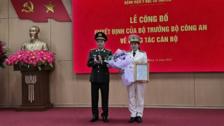 Đại tá Nguyễn Thanh Vân giữ chức vụ Giám đốc Bệnh viện Y học cổ truyền Bộ Công an