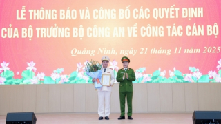 Thiếu tướng Nguyễn Tiến Trung giữ chức Giám đốc Công an tỉnh Quảng Ninh