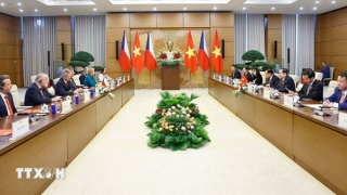 Chủ tịch Quốc hội hội đàm với Chủ tịch Thượng viện Quốc hội Cộng hoà Czech