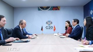 Thủ tướng gặp người đồng cấp Đức, Ai Cập và Na Uy