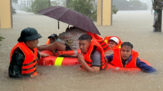 Tái diễn luận điệu xuyên tạc, bôi nhọ lực lượng Công an giúp dân trong lũ lụt