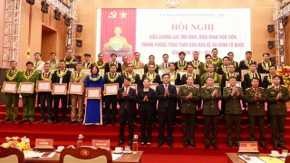 Biểu dương các mô hình, điển hình tiên tiến trong phong trào toàn dân bảo vệ ANTQ tỉnh Phú Thọ