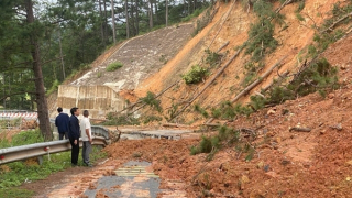 Công bố tình huống khẩn cấp khắc phục hư hỏng trên đường đèo Mimosa