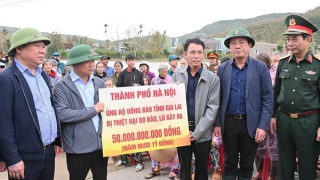 Hà Nội hỗ trợ thêm cho Gia Lai 200 tỷ đồng khắc phục hậu quả mưa lũ