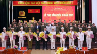 Học viện ANND trao bằng tiến sĩ năm 2025