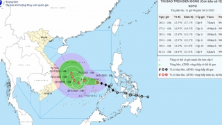 Bão số 15 sẽ tăng thêm 2 cấp trong 24 giờ tới