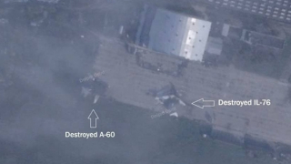 Ukraine công bố ảnh phá hủy máy bay cực hiếm của Nga