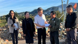 Lâm Đồng hỗ trợ hộ sập nhà hoàn toàn do lũ 120 triệu đồng/căn