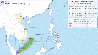 Bão số 15 suy yếu nhanh, xuất hiện áp thấp nhiệt đới có hướng đi lạ