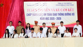 Điểm sáng trong phong trào “Toàn dân bảo vệ an ninh Tổ quốc” tại Trường THPT Huỳnh Thúc Kháng