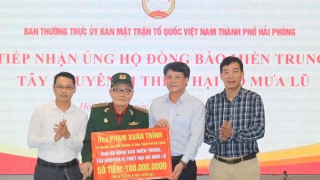 Hải Phòng huy động hơn 10,4 tỷ đồng từ nguồn lực xã hội chi viện đồng bào vùng thiên tai