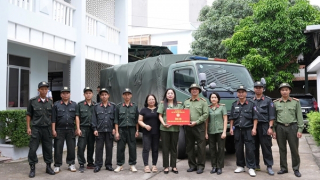 Học viện ANND ủng hộ 26 tấn nhu yếu phẩm hỗ trợ đồng bào các tỉnh bị thiệt hại do lũ lụt