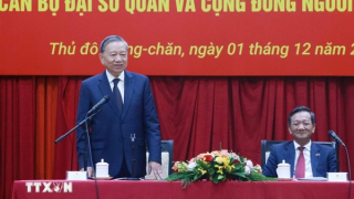 Tổng Bí thư đánh giá cao vai trò cầu nối hữu nghị của cộng đồng người Việt tại Lào