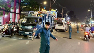 Va chạm liên hoàn với xe chở rác, 1 người tử vong