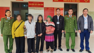 Công an xã kịp thời ngăn chặn 2 học sinh bị dụ dỗ bỏ học đi làm thuê
