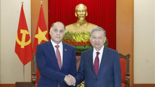 Tổng Bí thư Tô Lâm tiếp Thư ký Hội đồng An ninh Belarus