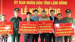 Thực hiện “Chiến dịch Quang Trung” xây dựng nhiều căn nhà cho người dân ở Lâm Đồng