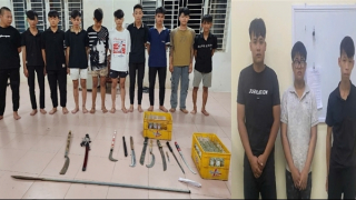 Ngăn chặn kịp thời nhóm thanh thiếu niên mang hung khí hẹn đánh nhau