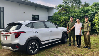 Trộm xe ôtô con về giấu gần nhà thì bị bắt giữ