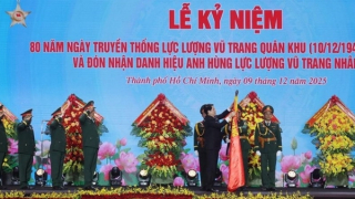 Quân khu 7 kỷ niệm 80 năm Ngày truyền thống và đón nhận danh hiệu Anh hùng LLVTND