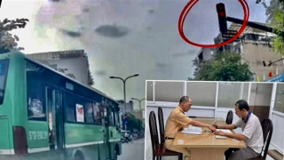 Tài xế xe buýt vượt đèn đỏ bị xử phạt 19 triệu đồng, trừ 4 điểm GPLX