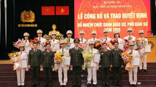 Học viện ANND trao quyết định bổ nhiệm chức danh Giáo sư, Phó giáo sư năm 2025