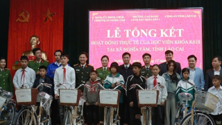 Trường Cao đẳng CSND I tổ chức nhiều hoạt động ý nghĩa hỗ trợ nhân dân tại Lào Cai