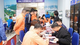 Công ty Cổ phần Nhiệt điện Quảng Ninh đóng góp 210 đơn vị máu hưởng ứng Tuần lễ hồng EVN lần thứ XI