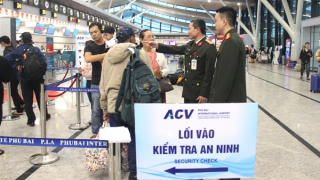 Tăng cường đảm bảo an ninh, an toàn tại Cảng hàng không quốc tế Phú Bài
