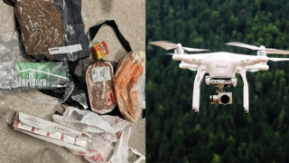 Dùng UAV thả đồ lậu cho tù nhân