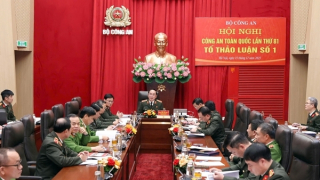 Phát huy dân chủ, trí tuệ phiên thảo luận tổ Hội nghị Công an toàn quốc lần thứ 81