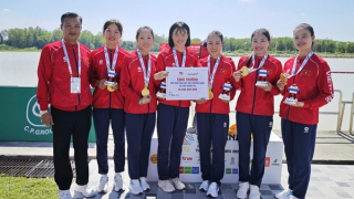 Rowing Việt Nam giành HCV tại SEA Games 33