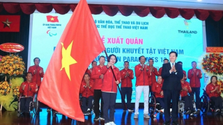 Đoàn Thể thao người khuyết tật Việt Nam xuất quân tham dự ASEAN Para Games 13