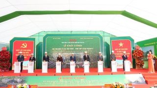 Khởi công xây dựng gần 300 căn nhà ở xã hội HUD - Phú Mỹ ở Quảng Ngãi