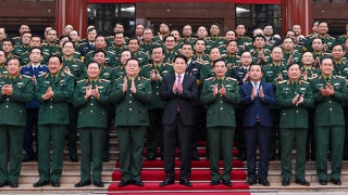 Chủ tịch nước Lương Cường dự Hội nghị Quân chính toàn quân