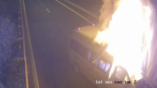 Vụ TNGT trên cao tốc, 3 người tử vong: Bệnh viện Chợ Rẫy phản hồi về chiếc xe cứu thương bốc cháy