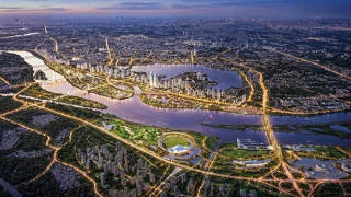 Hà Nội khởi công dự án đầu tư xây dựng trục Đại lộ cảnh quan sông Hồng