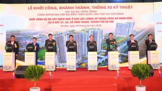 Khởi công Dự án xây dựng nhà ở cho lực lượng vũ trang CAND tại xã Vĩnh Thanh, xã Sơn Đồng, TP Hà Nội