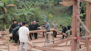 Xây dựng nhà ở cho các hộ dân bị thiệt hại do thiên tai ở Lào Cai