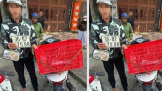 Chủ xe máy và shipper bị phạt 30 triệu đồng vì vi phạm nhiều lỗi giao thông