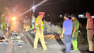 Hai xe máy đối đầu, 2 người tử vong tại chỗ