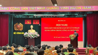 Tổng kết thi hành Luật Xử lý vi phạm hành chính trong CAND